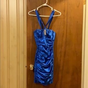 Sapphire blue dress